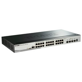 D-Link DGS-1510-28X/E Switch Gestionado L3 con 24 Puertos Gigabit y 4 SFP+ 10G
